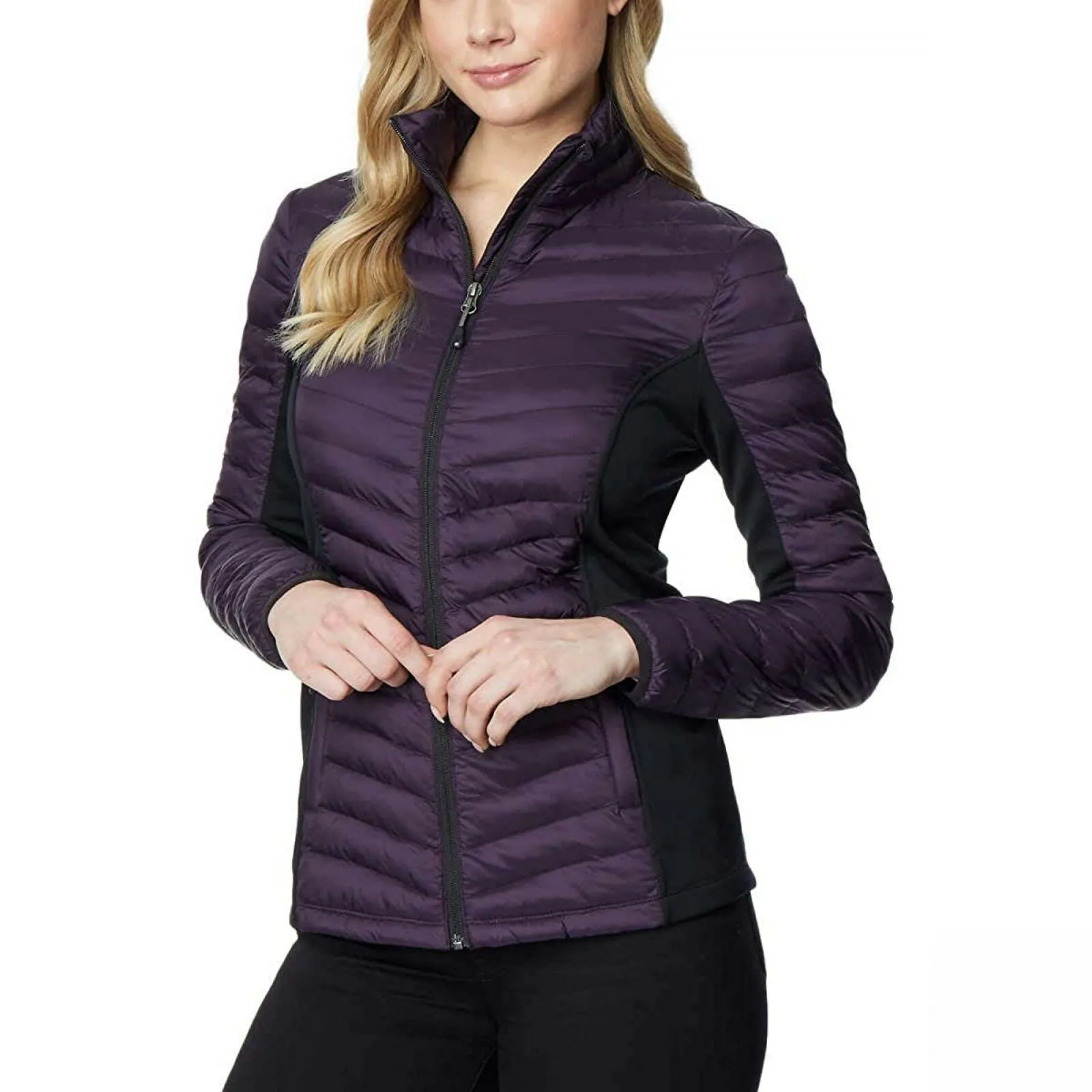 32 Degrees Heat Women's Mixed Media Quilted Jacket