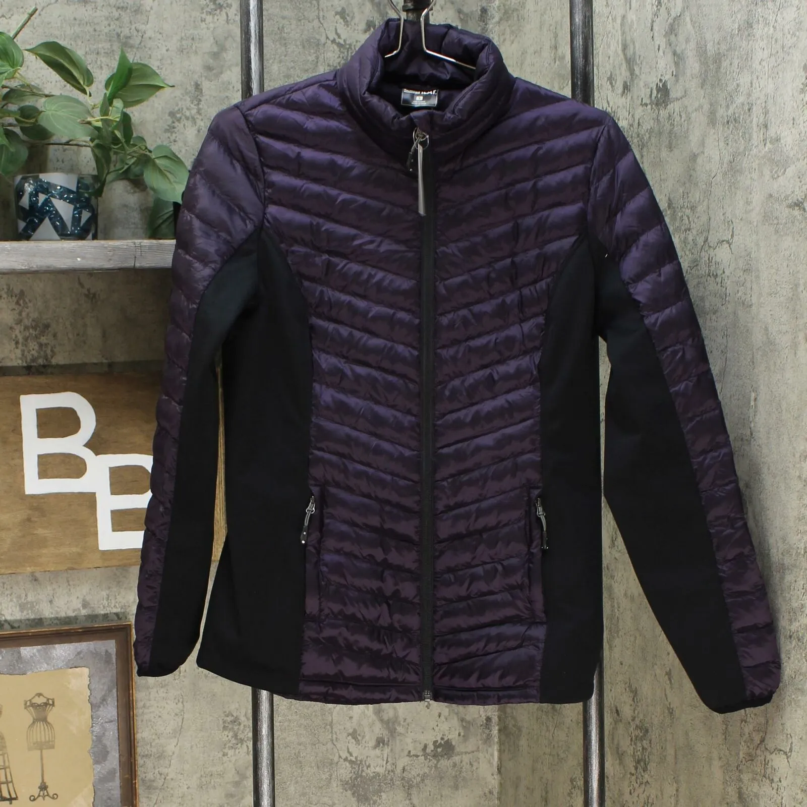 32 Degrees Heat Women's Mixed Media Quilted Jacket