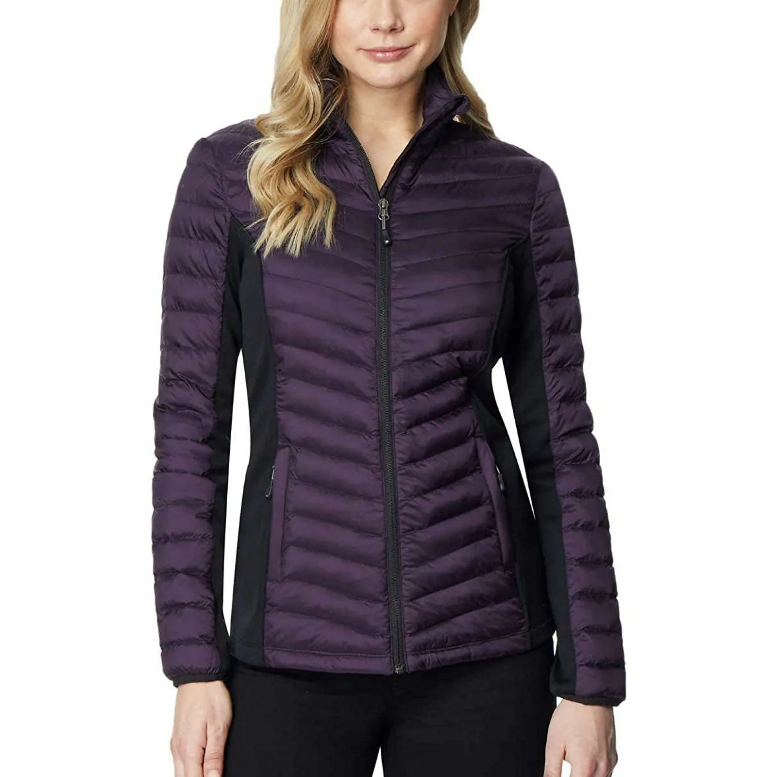 32 Degrees Heat Women's Mixed Media Quilted Jacket