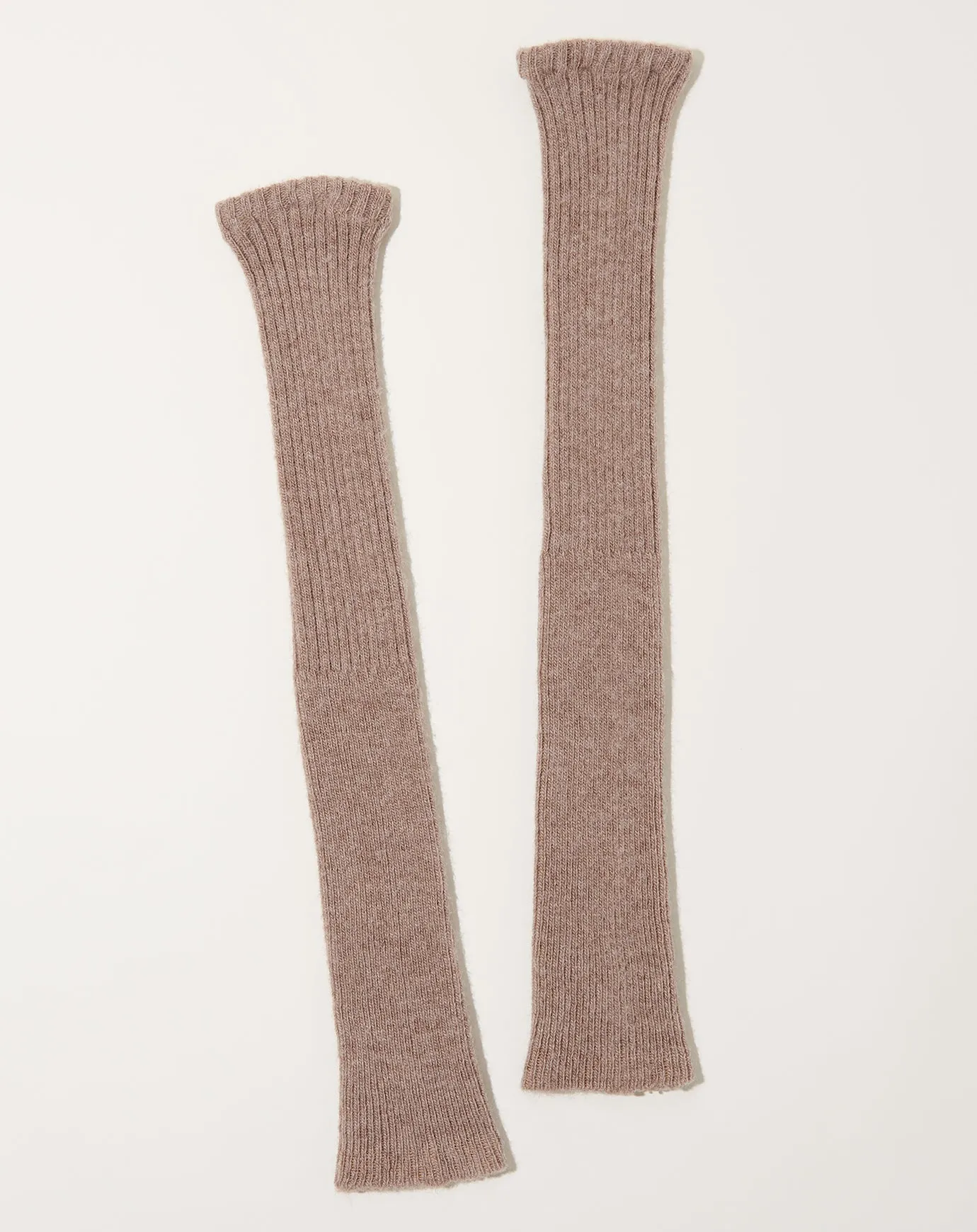 Alpaca Arm and Leg Warmers in Beige