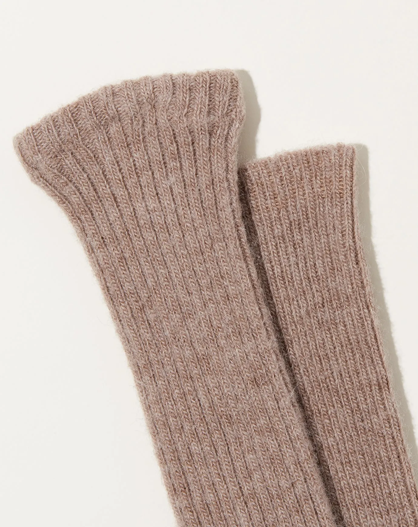 Alpaca Arm and Leg Warmers in Beige