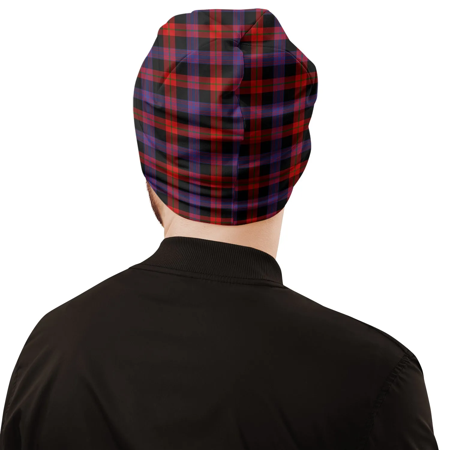 Broun Modern Tartan Beanies Hat