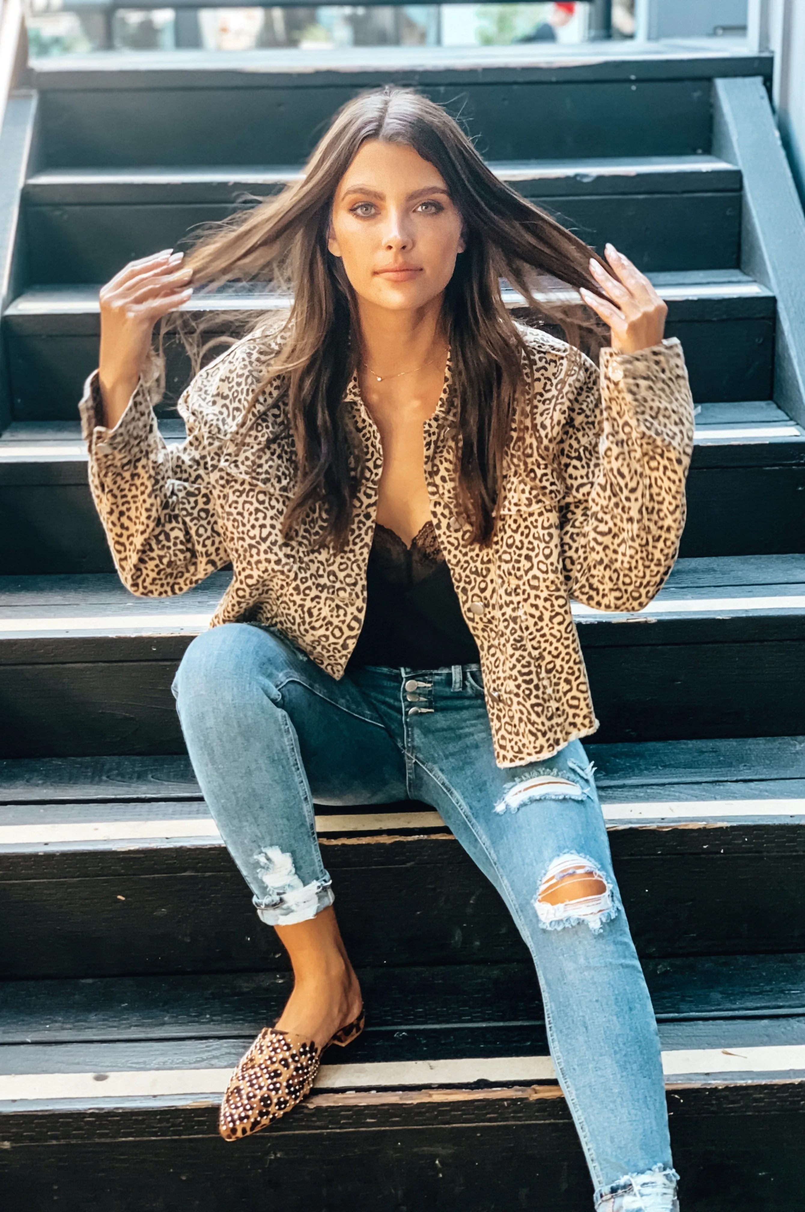 Come and Get Me Leopard Jacket