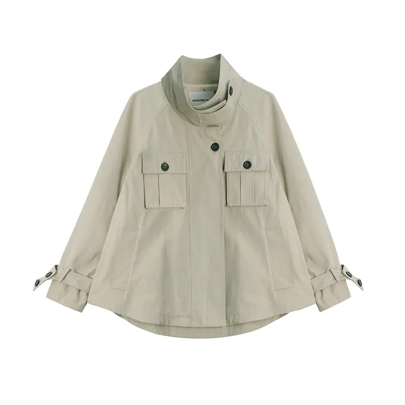 Contemporary Belted Trench Coat