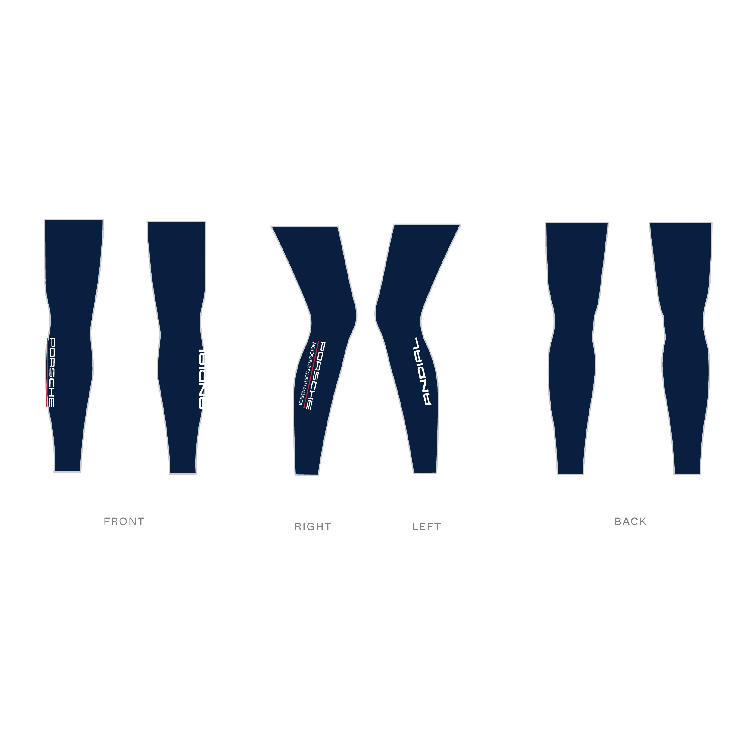 Custom Leg Warmer - Porsche Motorsport North America