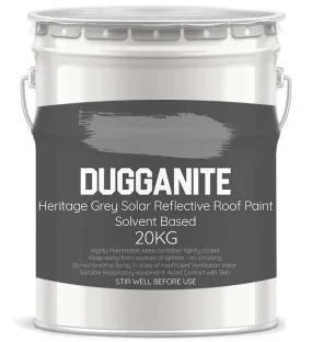 Dugganite Solar Reflective Paint - Heritage Grey 20Ltr