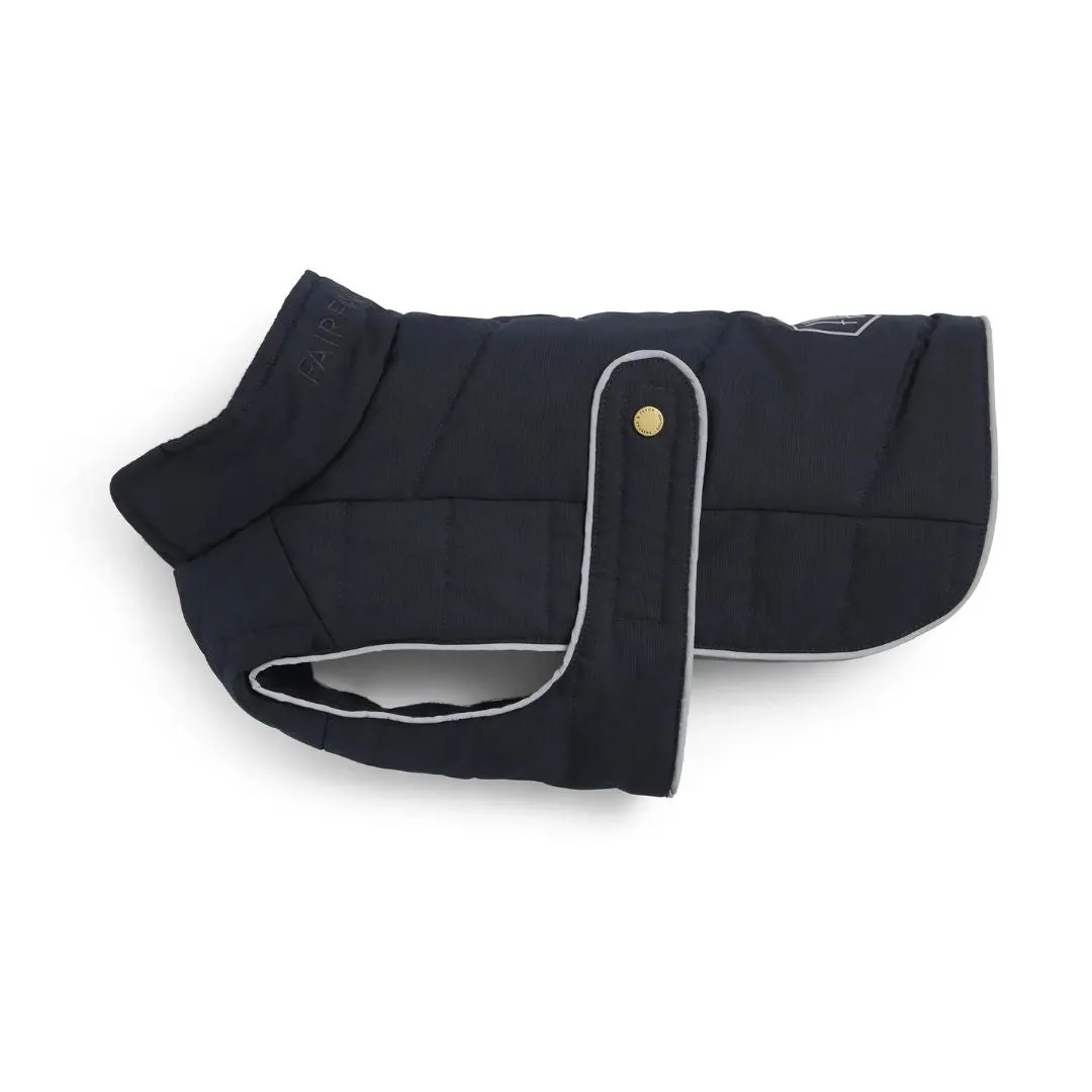 Fairfax & Favor Charlotte Padded Dog Coat in Navy