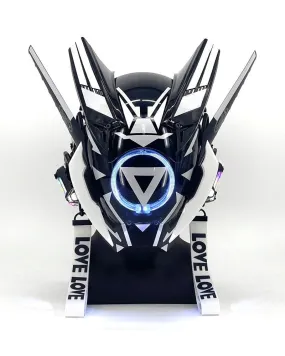 Futuristic Warrior LED Cyberpunk Helmet Mask