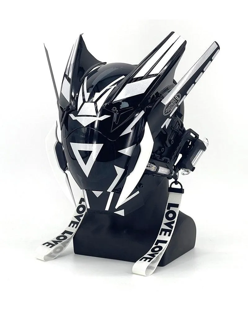 Futuristic Warrior LED Cyberpunk Helmet Mask