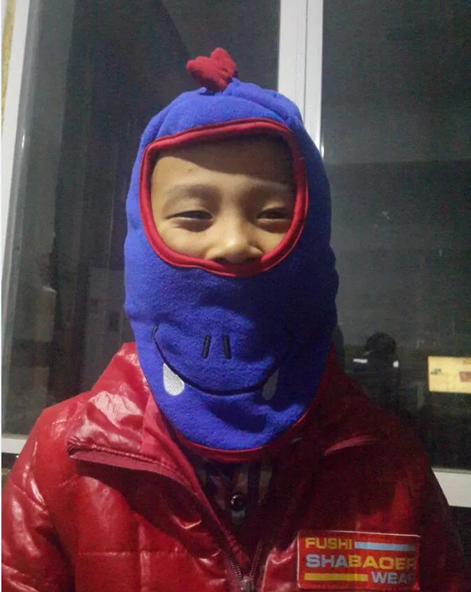 Godzilla Wool Blend Balaclava Kids Hat Beanie