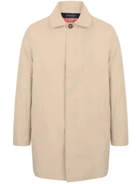 Hallows Collared Trench Coat In Stone - Tokyo Laundry