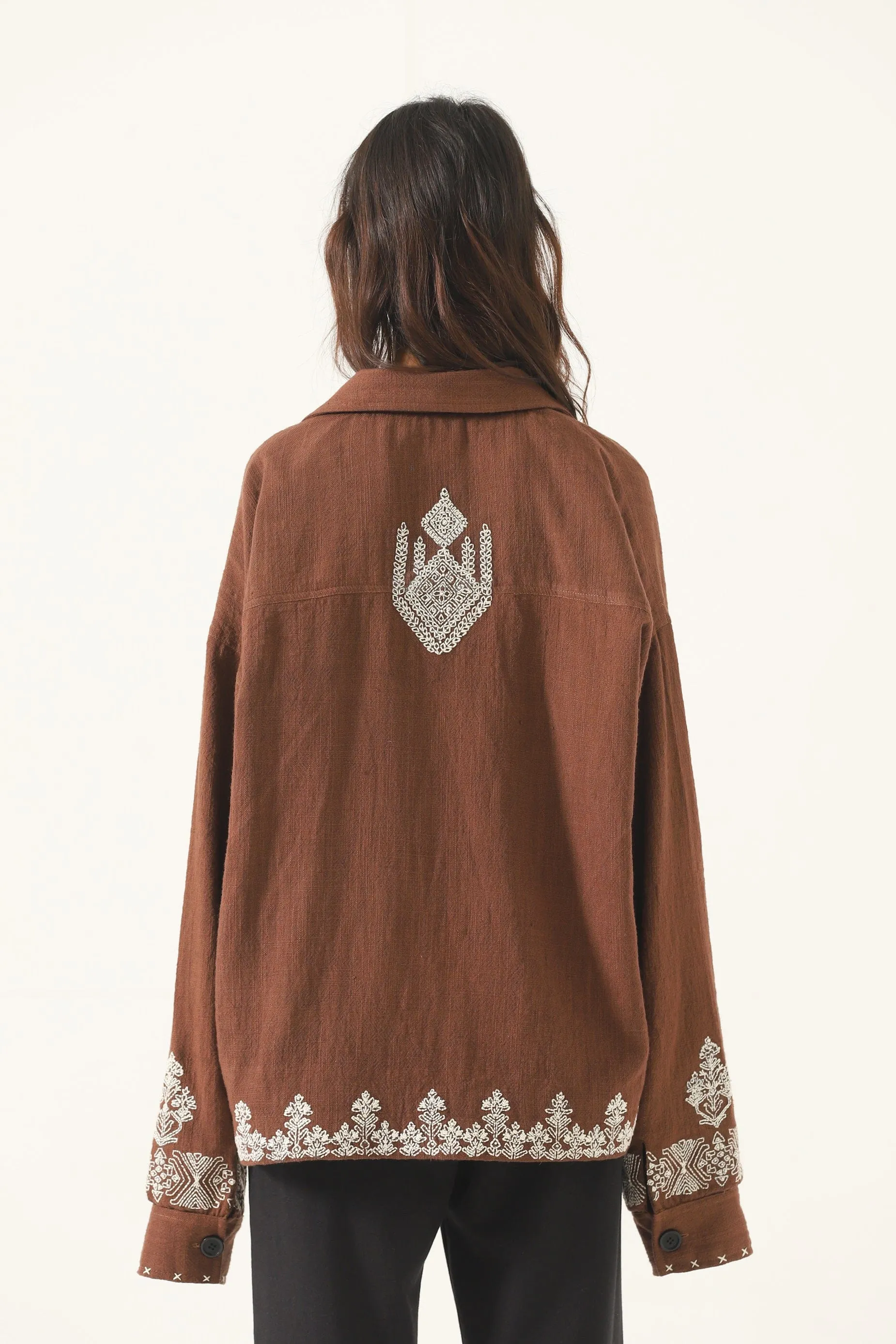 HAND EMBROIDERED LIGHTWEIGHT COACH JACKET