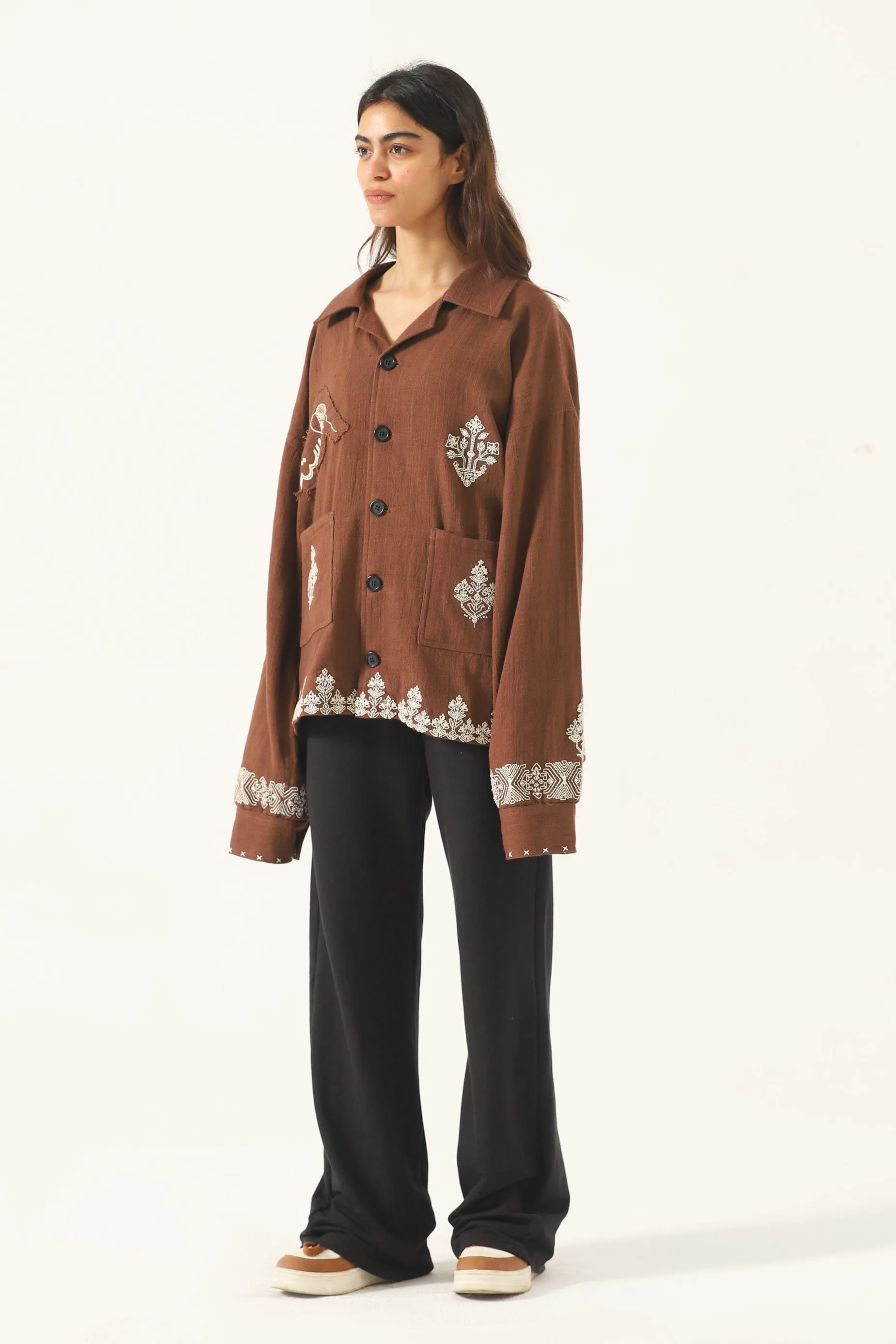 HAND EMBROIDERED LIGHTWEIGHT COACH JACKET