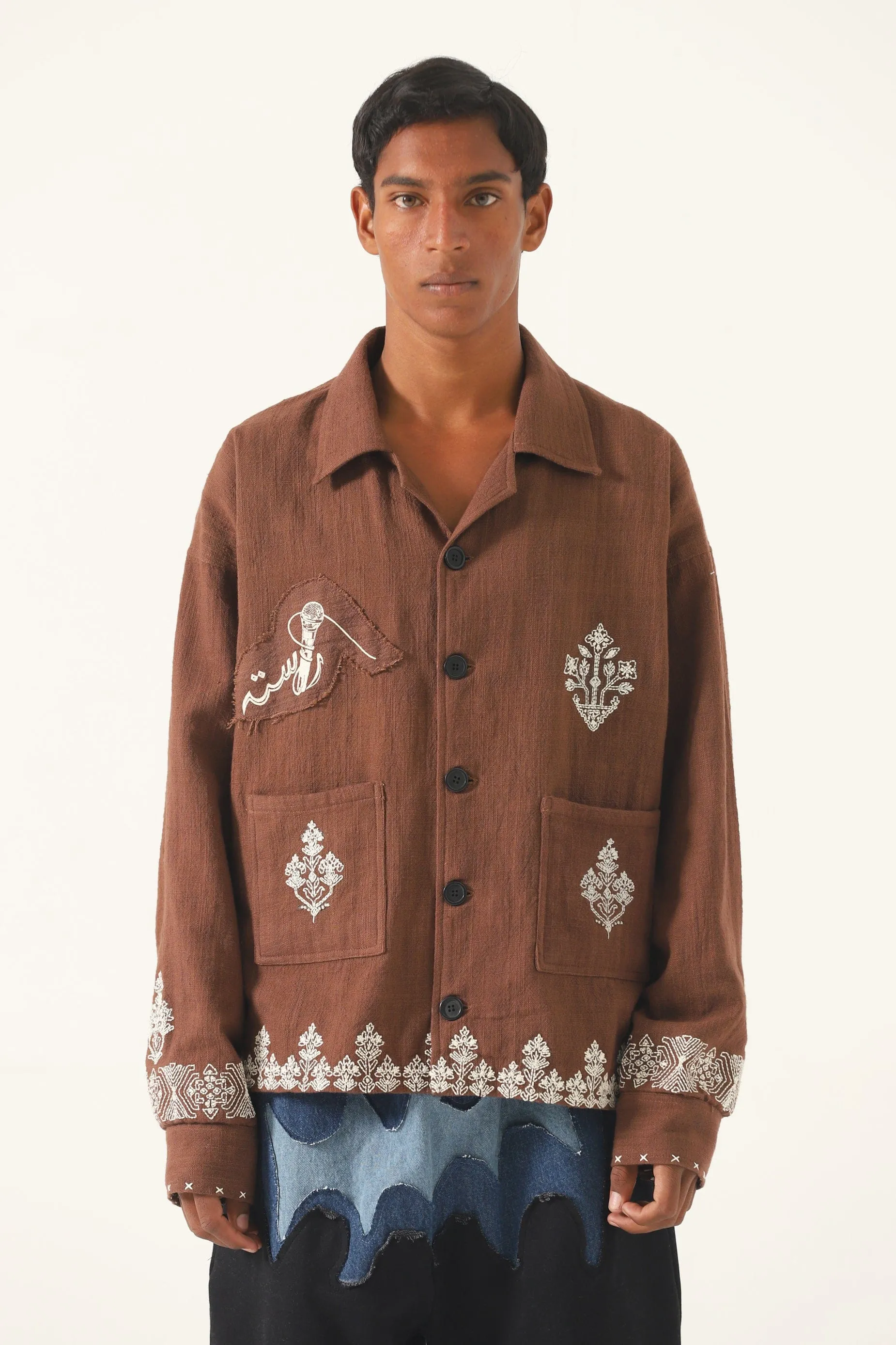 HAND EMBROIDERED LIGHTWEIGHT COACH JACKET
