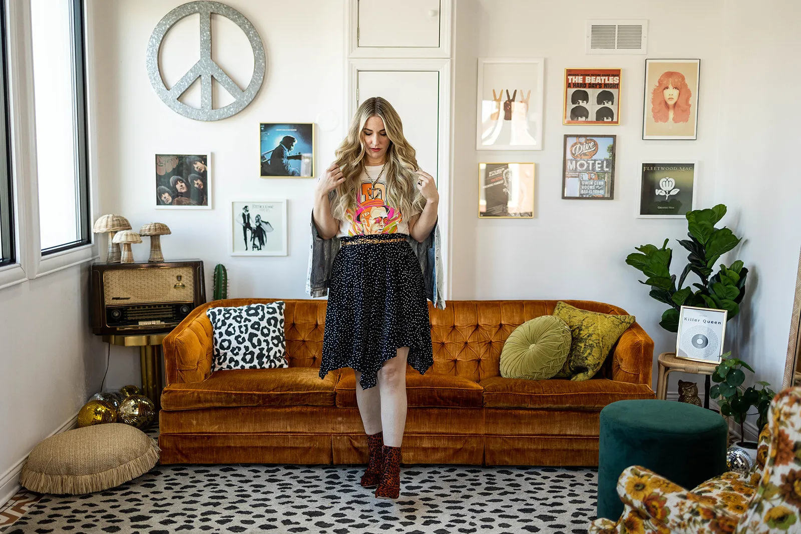 kelly skirt in black