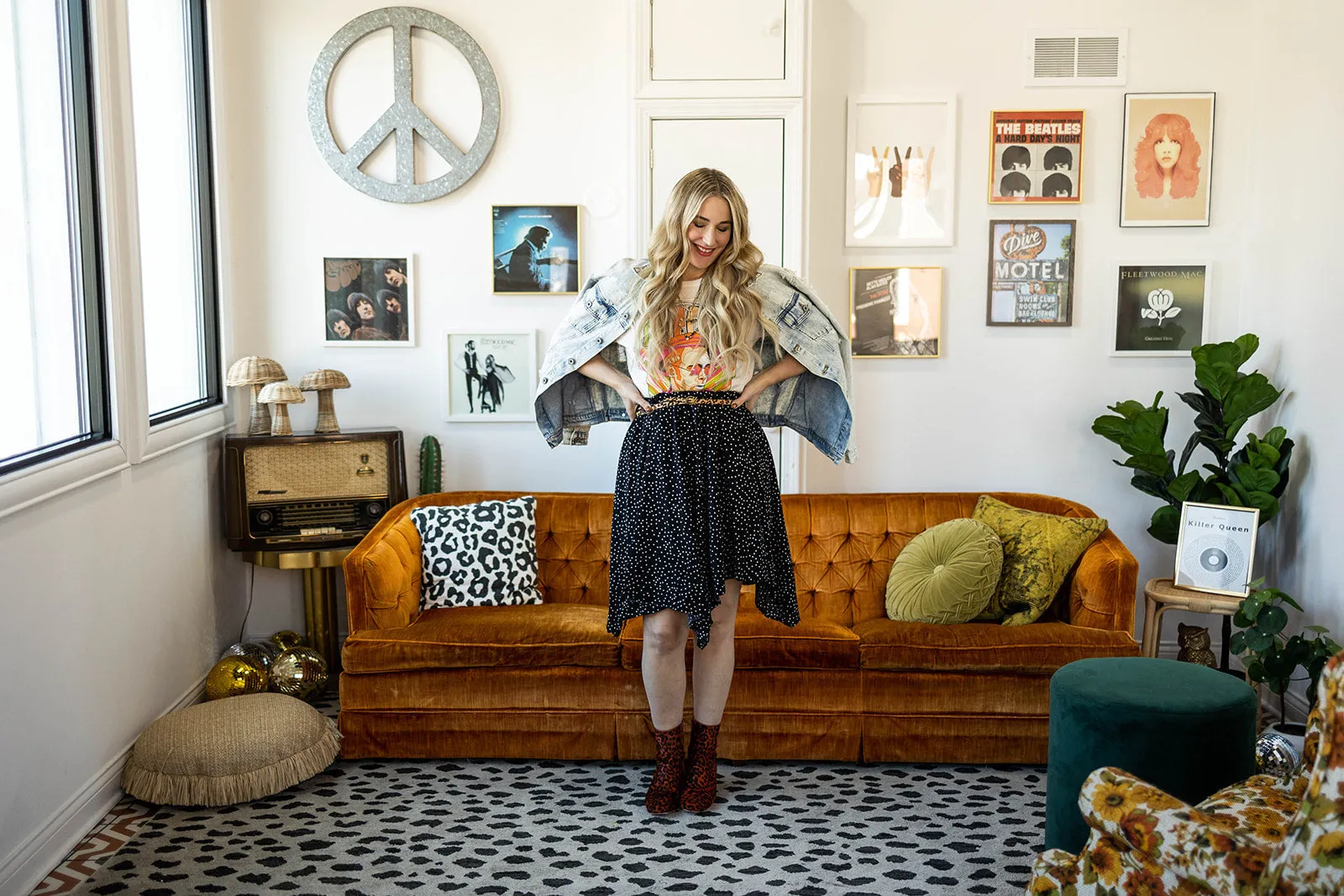 kelly skirt in black