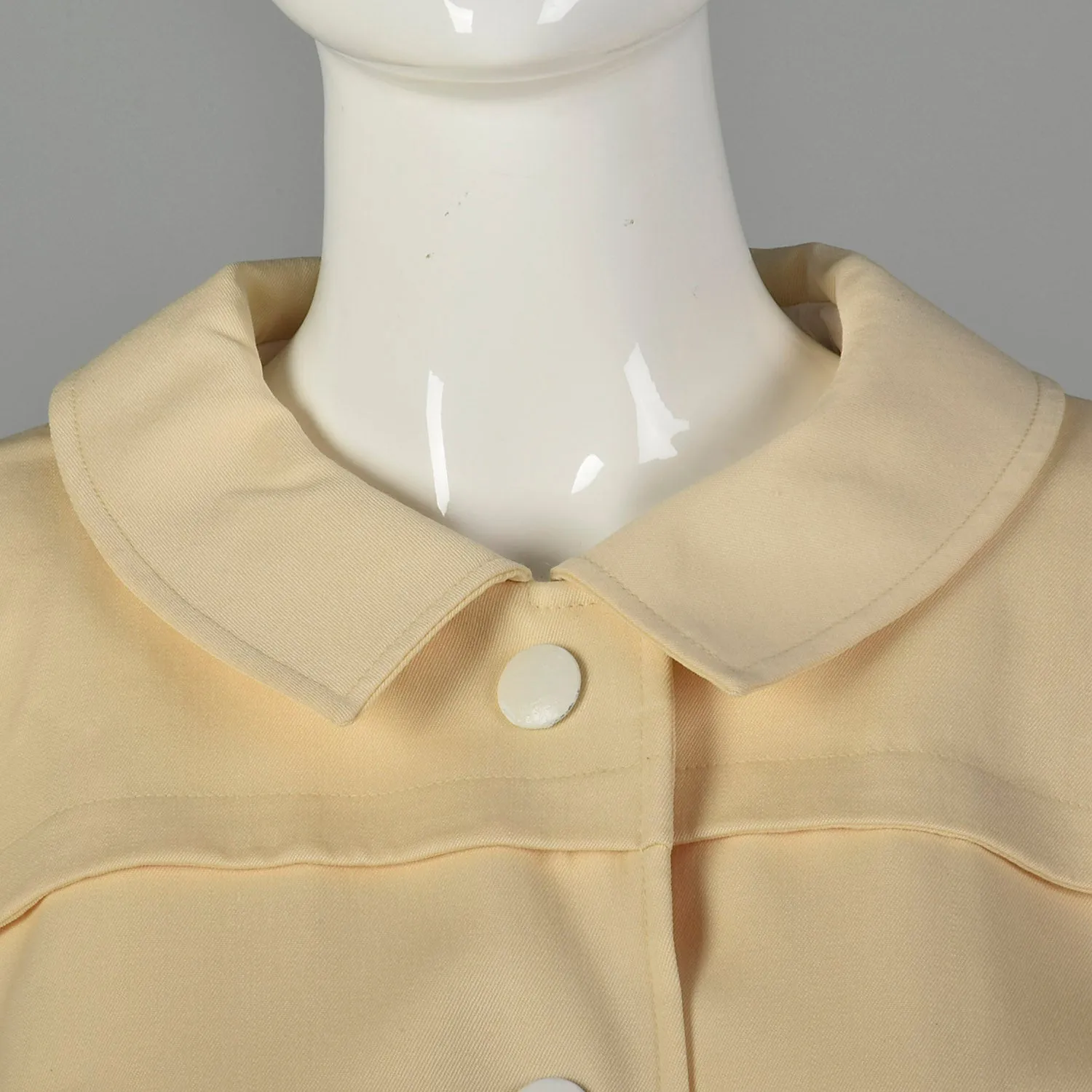 Large Pierre Cardin 1970s Tan Trench Coat