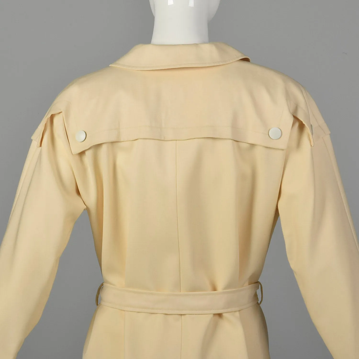Large Pierre Cardin 1970s Tan Trench Coat