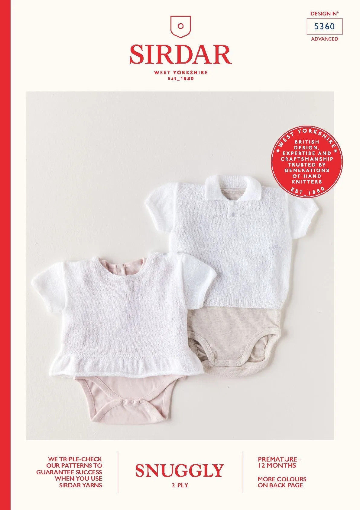 Leaflet 5360 - Sirdar Snuggly 2 Ply
