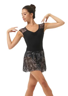 ON SALE La Bohème Pull-On Skirt (Black)