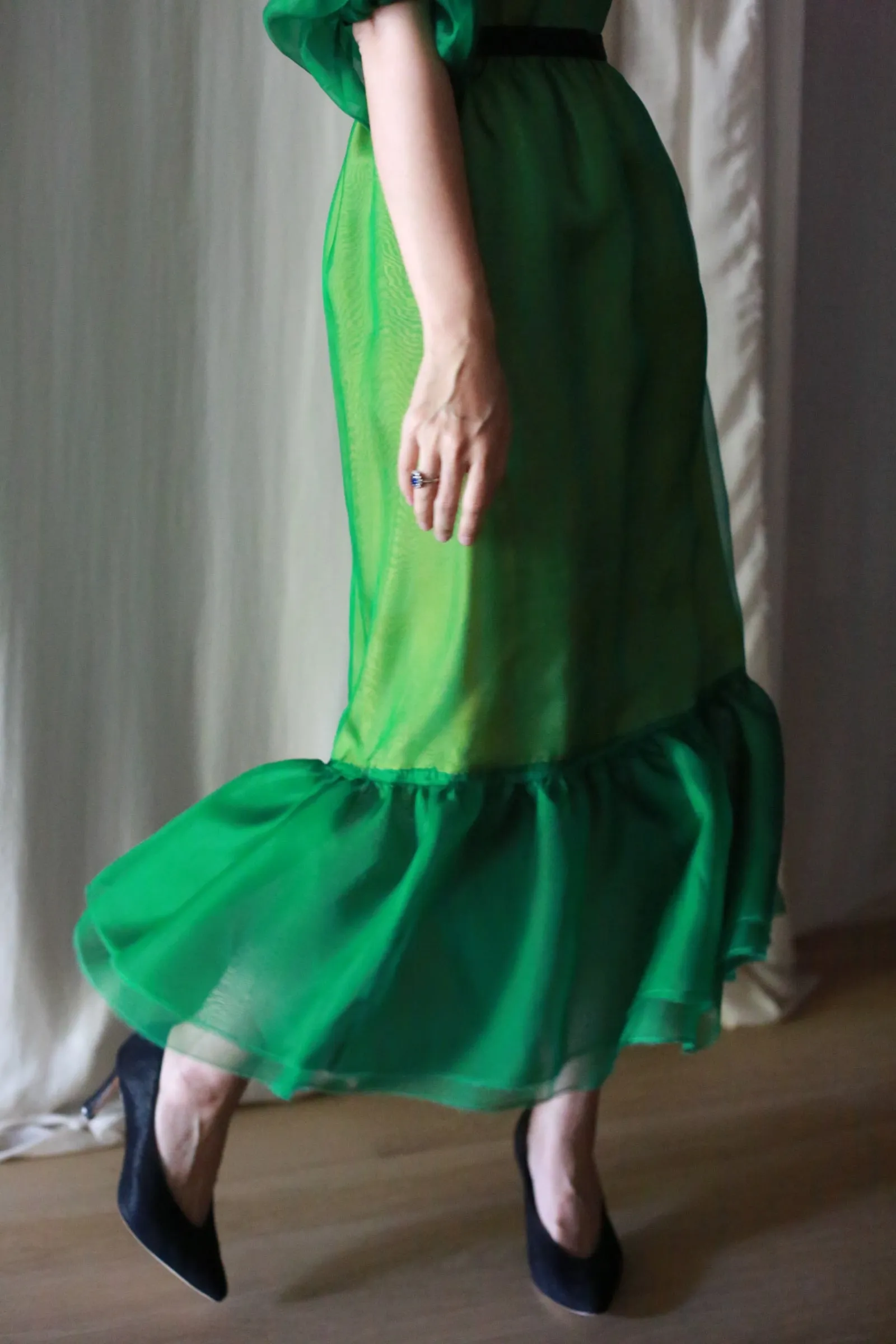 Poppy Skirt | Emerald & Gold