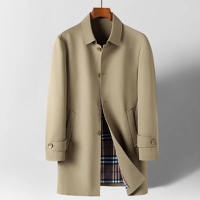 REMY-DOÎR DUALCORE™ PRESTIGE CHECK OVERCOAT