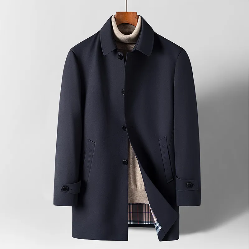 REMY-DOÎR DUALCORE™ PRESTIGE CHECK OVERCOAT