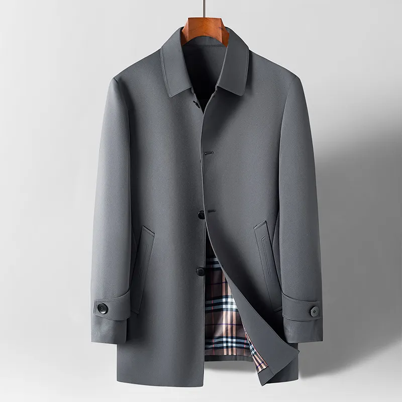 REMY-DOÎR DUALCORE™ PRESTIGE CHECK OVERCOAT
