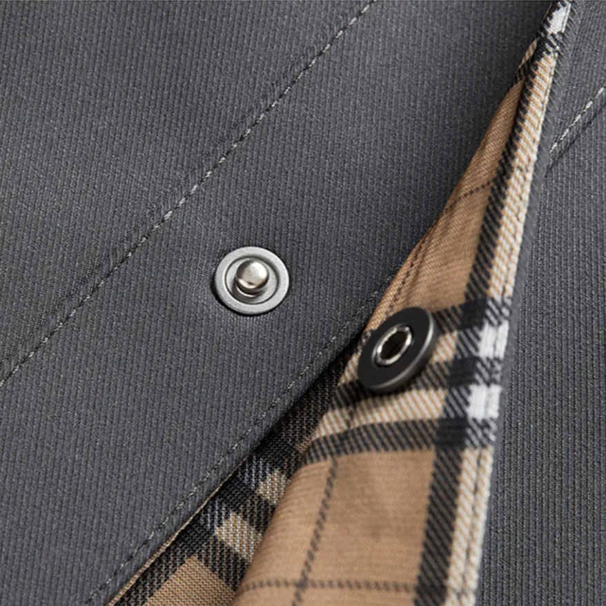 RENÉ MARTIN DUALCORE™ PLAID OVERCOAT
