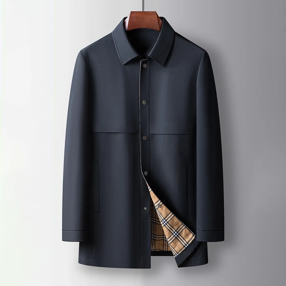 RENÉ MARTIN DUALCORE™ PLAID OVERCOAT