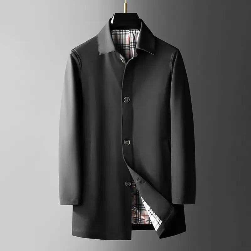 SINCLAIR DUALCORE™ PLAID OVERCOAT