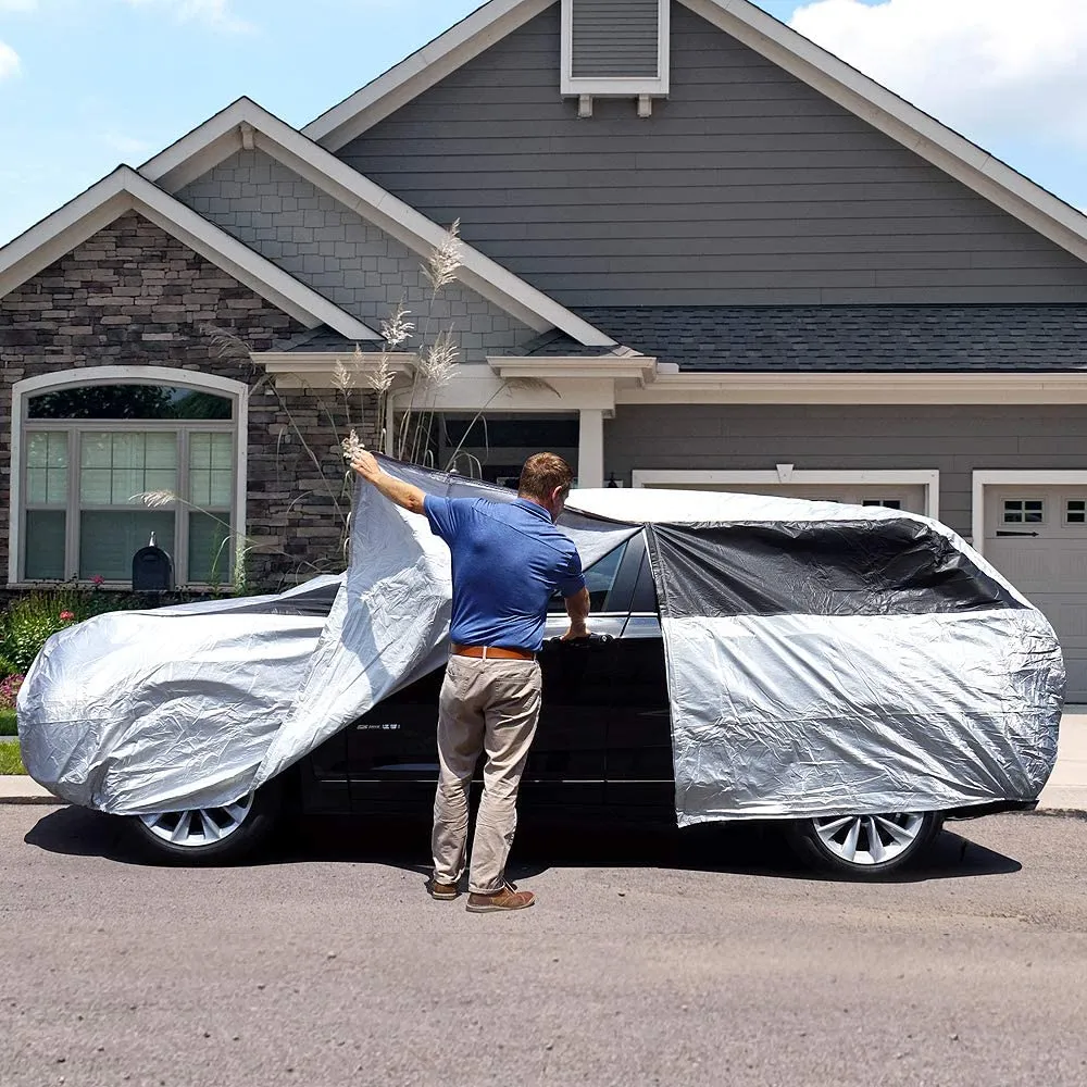 Titan Premium Multi-Layer PEVA Car Cover for Compact SUVs 170-187 Inches Long