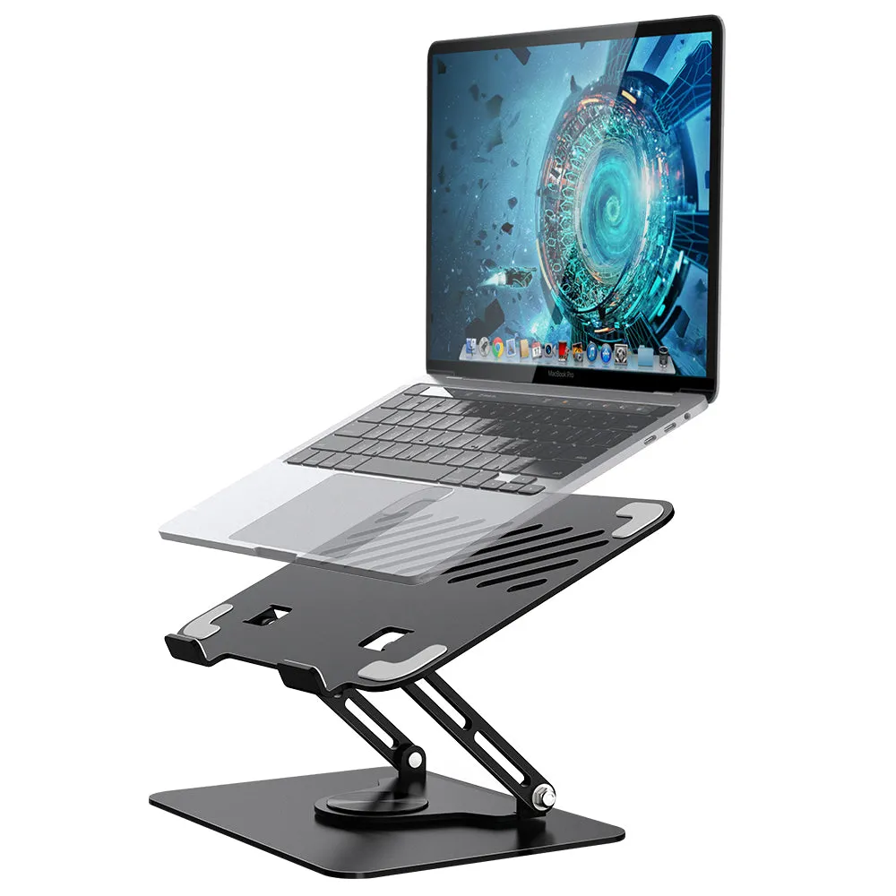 VAYDEER Adjustable Laptop Stand with 360° Rotation Base