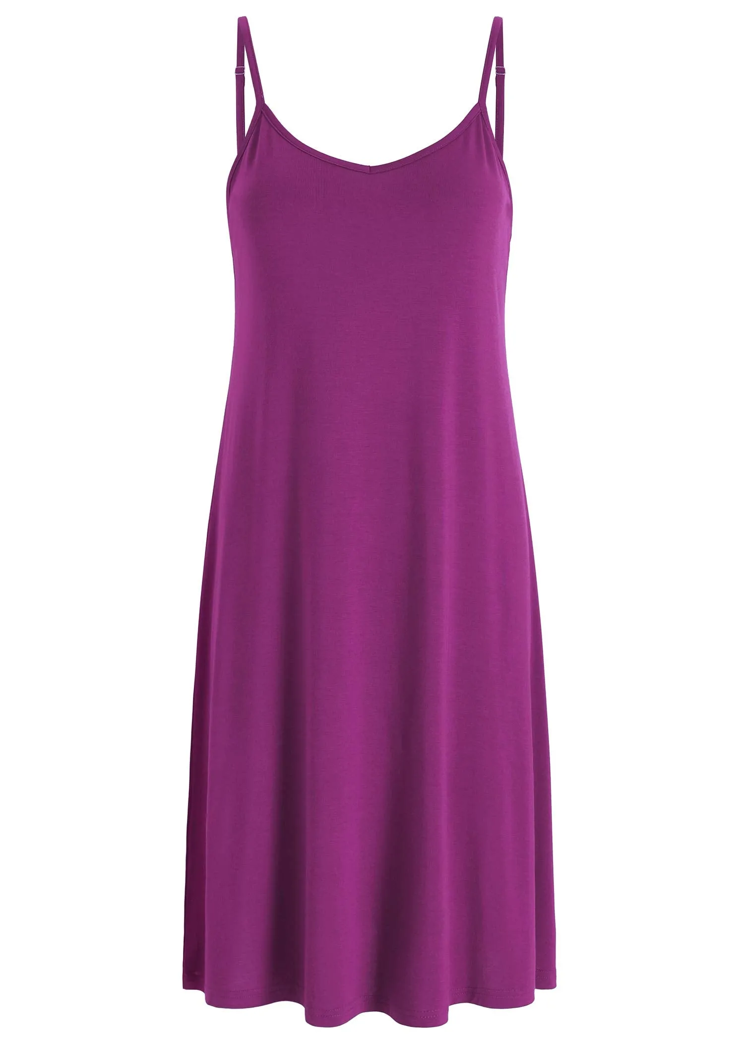 Women's Bamboo Viscose Slip Sleep Dress Sleeveless Nightgown