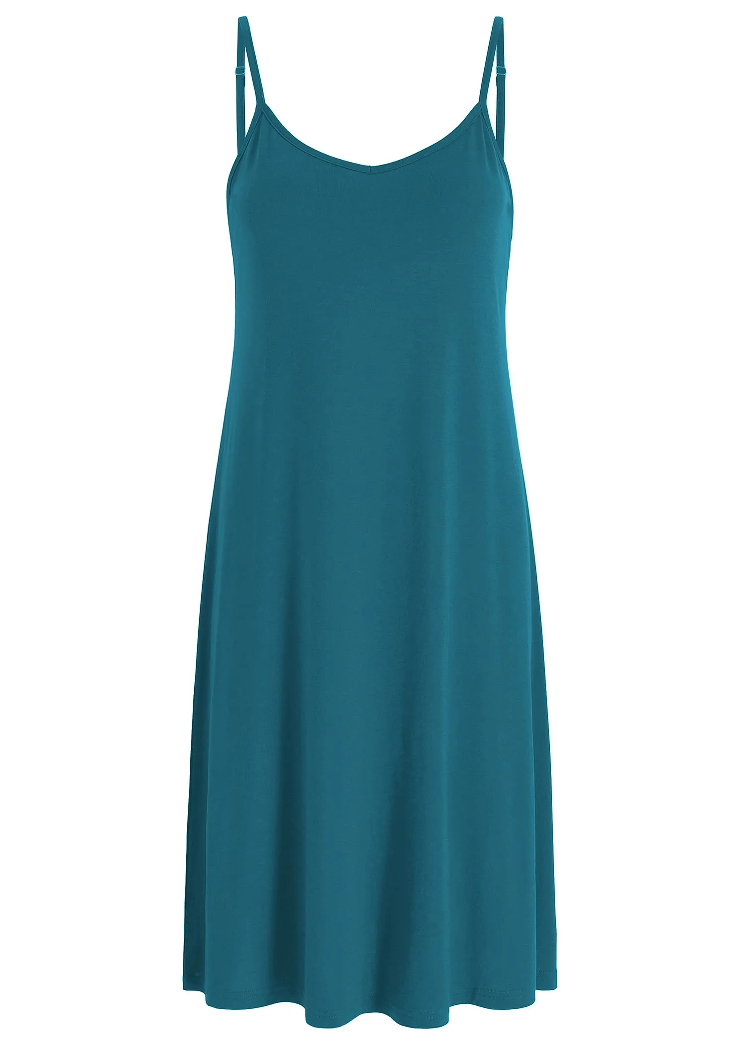 Women's Bamboo Viscose Slip Sleep Dress Sleeveless Nightgown
