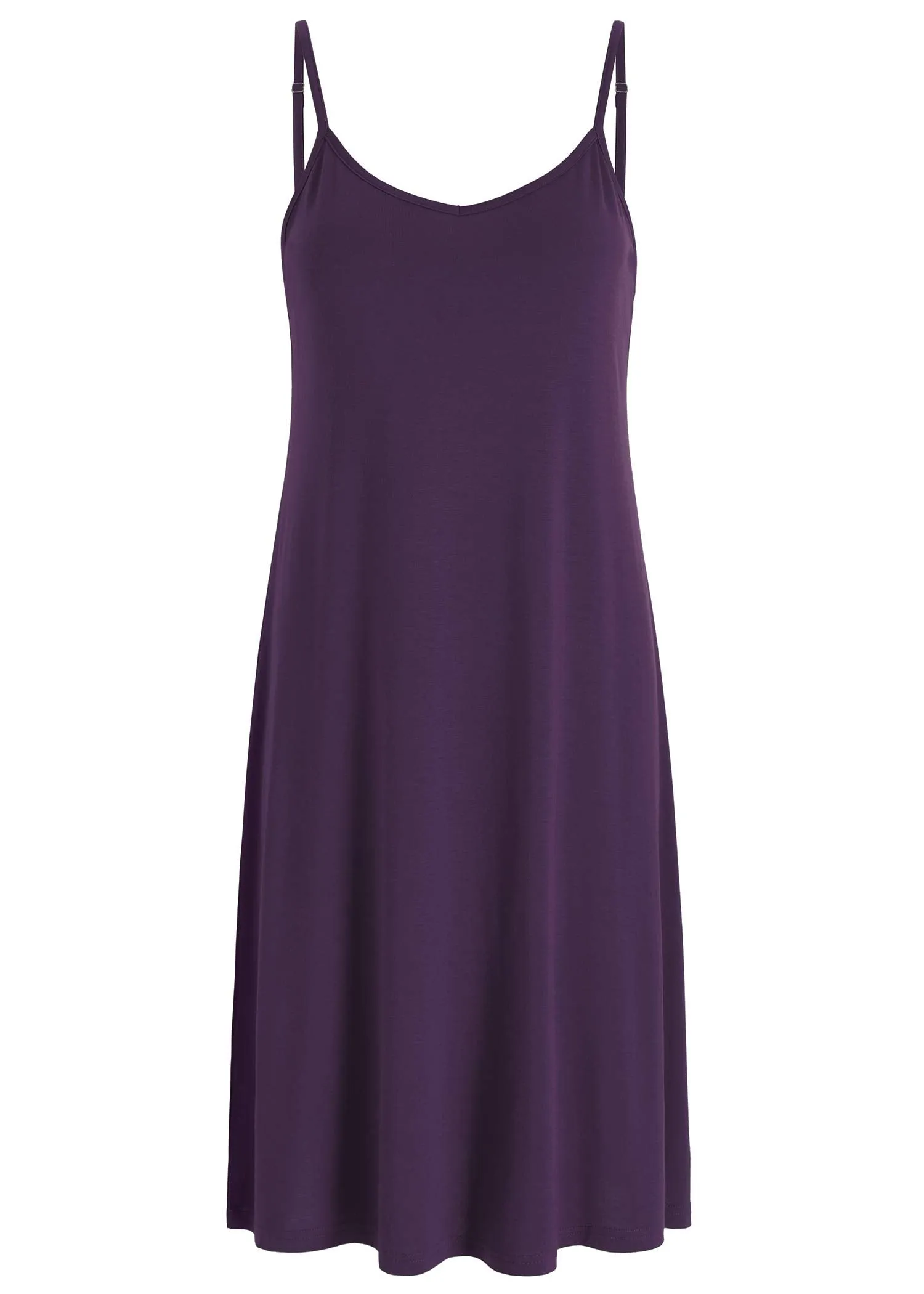 Women's Bamboo Viscose Slip Sleep Dress Sleeveless Nightgown